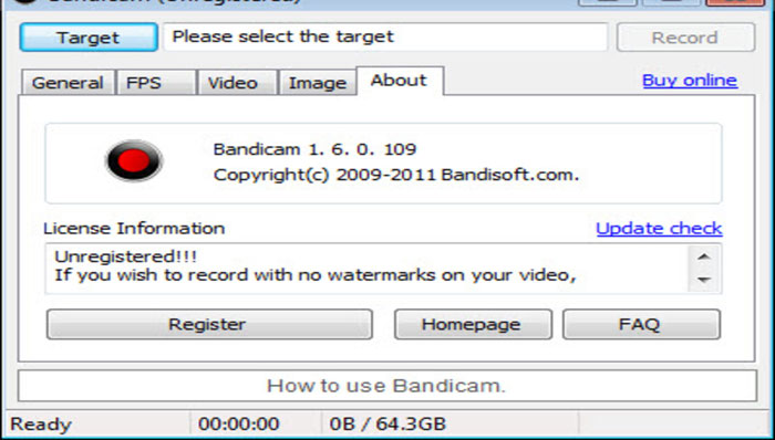 bandicam serial number and email 3.3.0.1174